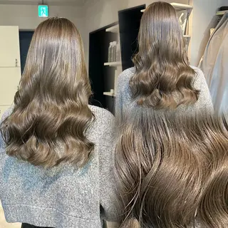 ロング カラー KURO/韓国ヘア /レイヤーカットのヘアスタイル