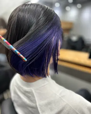 ショート N/デザインカラー 🌿ナギのヘアスタイル