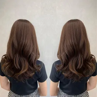 ロング カラー tocca 💜石田愛結💜のヘアスタイル