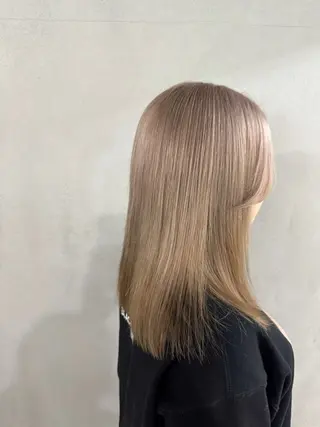 ミディアム カラー #tag 佐藤璃美のヘアスタイル