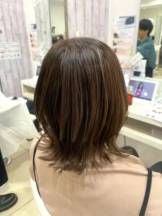 ミディアム カラー 🤎ベージュカラー/ 髪質改善/山岸🤎のヘアスタイル