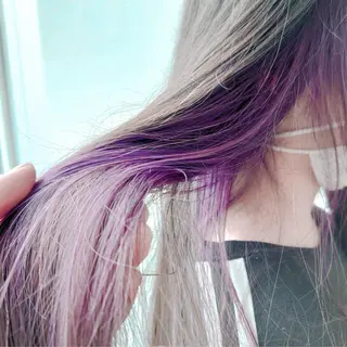 ロング カラー 髪質改善/ブリーチ 田代 龍我のヘアスタイル