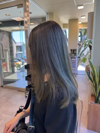 ミディアム カラー KOHNO/ブリーチ なし/透明感カラーのヘアスタイル