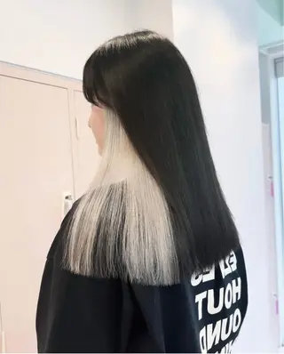 カラー YUZUKI艶カラー /似合わせ小顔カットのヘアスタイル