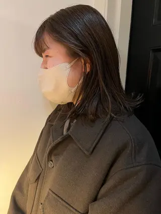 ミディアム カラー NOUN所属・eri kinjoのヘアスタイル