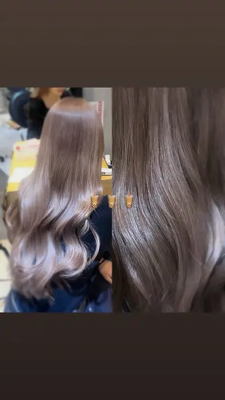 ロング カラー ラフィスヘアードープ所属・👑髪質改善wカラー /ハイトーン/アユカのヘアスタイル