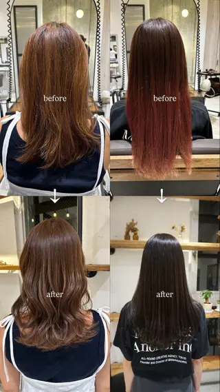 セミロング UNSOME二子玉川店所属・ぬくい せいな💫のヘアスタイル