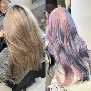 ロング ケアブリーチ/エフェ クトブリーチ/天神のヘアスタイル