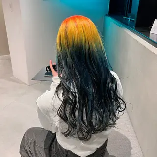 ロング カラー ロカリタ　河原町三条所属・🌐👽フクイ キララ🌎💎のヘアスタイル