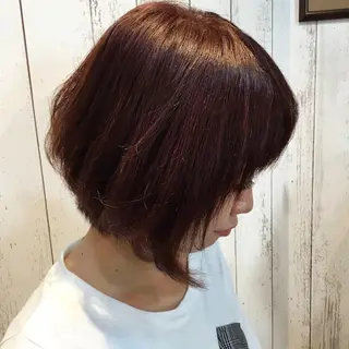 ショート カラー パーマ embrace エンブレイスのヘアスタイル