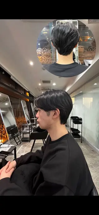 メンズ メンズカット/シャド ウパーマ/URYUのヘアスタイル