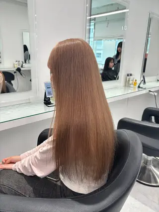 ロング カラー 💖ミルクティー💖 あかり💖のヘアスタイル