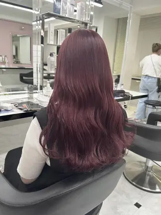 ロング カラー ♥️韓国/ガーリー 暖色misa♥️のヘアスタイル