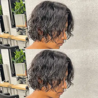 パーマ メンズ イケメン製造機 🔥上原沙羅🔥のヘアスタイル