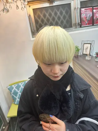 ショート カラー verde所属・ノザキ　カイシ /武蔵小山のヘアスタイル