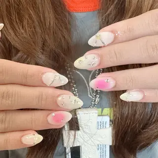 ネイル 🍄Rina🍄 韓国風ネイルのネイルデザイン