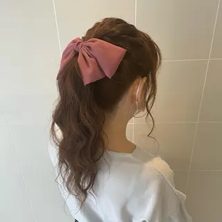ロング ヘアアレンジ T Ayaのヘアスタイル