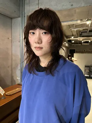 ミディアム パーマ 斎藤祐樹 /レイヤー/パーマのヘアスタイル