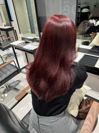 カラー トレンド甘めガーリー Mizuki☁️🫧のヘアスタイル