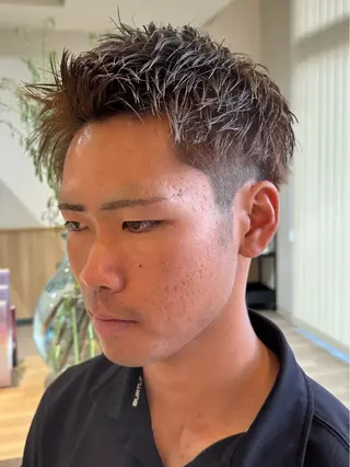 ショート メンズ ヒロ銀座barber shop 難波店所属・平田 翔也のヘアスタイル