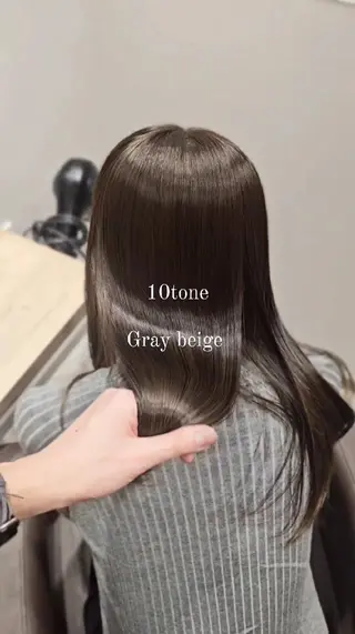 ミディアム カラー サロウィン　神戸三宮店所属・三宮No.1ブリーチ 無しカラー/杉山太貴のヘアスタイル