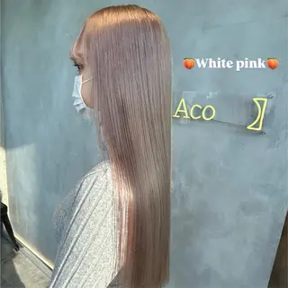 ロング カラー 茅ヶ崎/ハイトーン/ Ramuのヘアスタイル