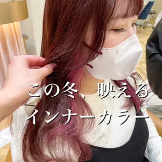 セミロング ♥️ブリーチ/ボブ/ レイヤー♥️maiのヘアスタイル