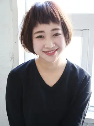 ショート 石渡このみ 🍊レイヤーカットのヘアスタイル