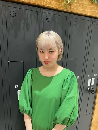 ショート カラー salowin神戸三宮suite所属・工藤 貫多のヘアスタイル