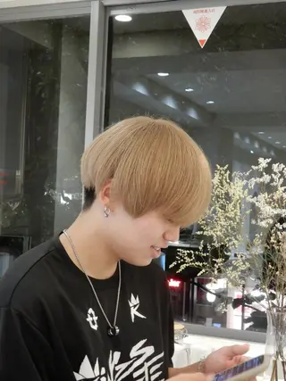 カラー メンズ たかはし ゆうなのヘアスタイル