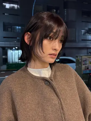 ミディアム カラー 艶カラー/高円寺/ atsumi⛰️🧸のヘアスタイル