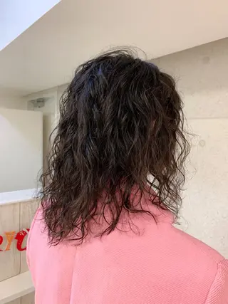 ミディアム パーマ お悩み解決✨ ASAMIのヘアスタイル