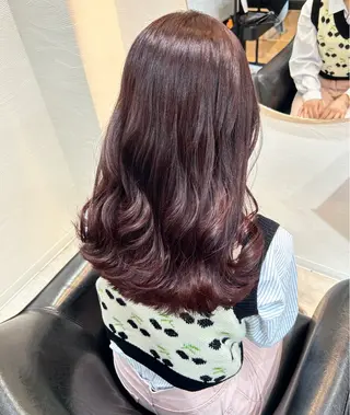 セミロング カラー 🤍透明感/韓国風 🤍サクラギヒトミのヘアスタイル