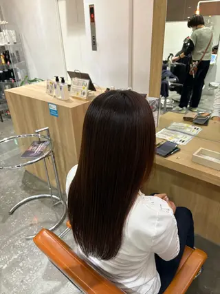 ロング 🌟髪質改善/透明感 /艶カラー🌟羽立のヘアスタイル