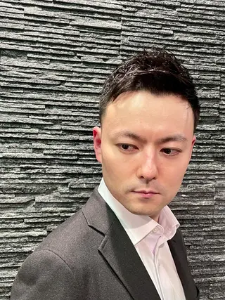 ショート メンズ プレミアムバーバー赤坂所属・野川 純麗のヘアスタイル