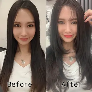 ロング LEE HANAのヘアスタイル