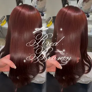 ロング 新宿♡暖色カラー/ エクステ/スズ🍒のヘアスタイル