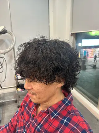 パーマ メンズ Men's BIRTH by happiness 梅田中崎町店所属・RISA/大阪 /メンズ専門美容師のヘアスタイル