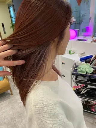 ミディアム カラー JILBLAN京都 ショート/ハイライトのヘアスタイル