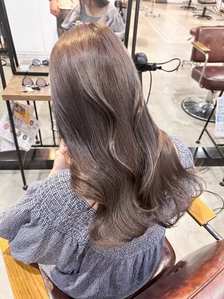 ロング 💞髪質改善/透明感 梅田韓国✨ストレートのヘアスタイル