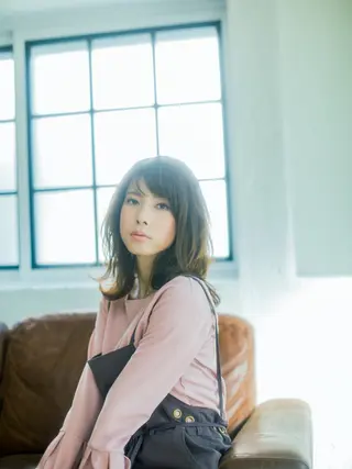 ミディアム 宮里 萌々のヘアスタイル