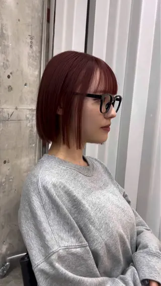 ショート SOYON 名駅2号店所属・髪質改善カラー🦋 レイヤー/ナカネのヘアスタイル