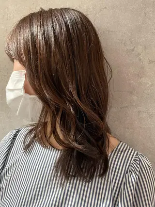 セミロング カラー sheep tree(シープツリー)所属・髪質改善/リラク/ ノザキジュンイチのヘアスタイル