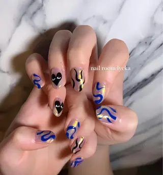 ネイル ﾈｲﾙﾙｰﾑﾘｯｶ 𝐦𝐚𝐲𝐮のネイルデザイン