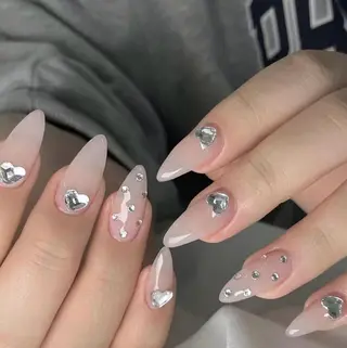 ネイル By moonネイル 🌷ワンホン/韓国風のネイルデザイン