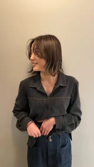 ミディアム カラー 原宿/ケパーマ 🧺ユウマのヘアスタイル