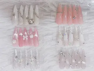 ネイル 【パラジェル・フィルイン】 T&BNAIL STUDIO所属・り オ　ロング無制限中のネイルデザイン