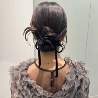 セミロング ヘアアレンジ 透明感🍨レイヤー ヘアセット/miyuのヘアスタイル