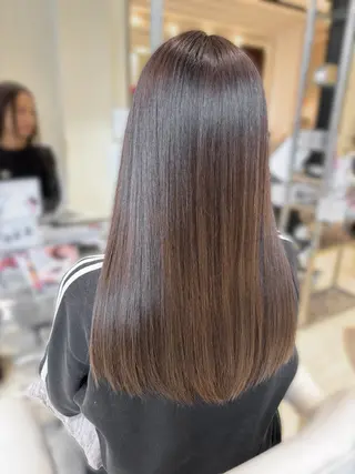 セミロング 骨格肌色 似合わせ/YUKAのヘアスタイル