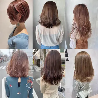 ミディアム 大嶋 伸吾のヘアスタイル